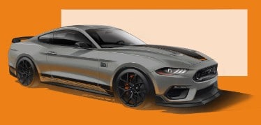 2021 Mustang Mach 1 3/4 Front